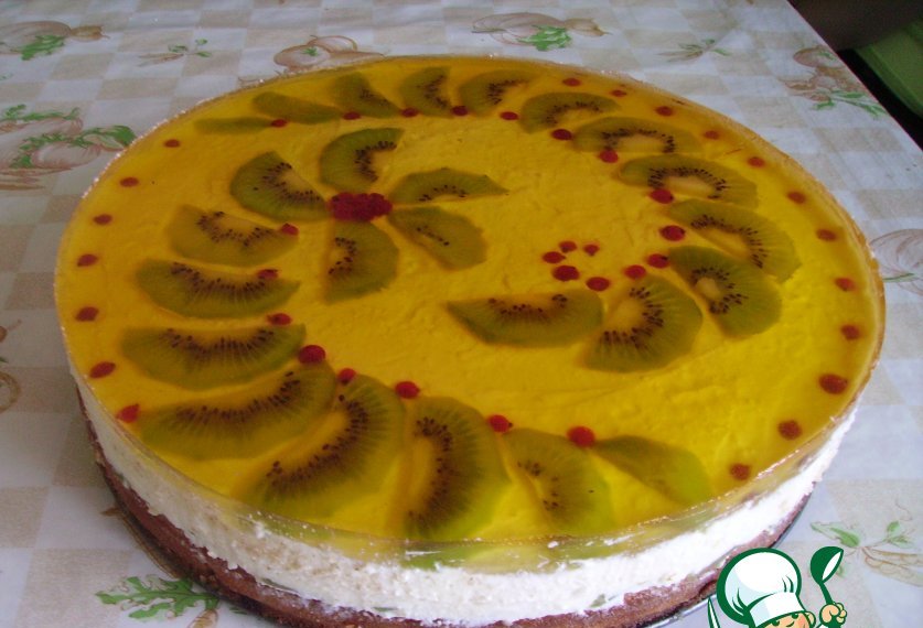 Рецепт: Желейный торт с фруктами. Без выпечки! | Пикабу