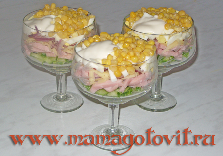 салат с мясом и грибами рецепт и сыром